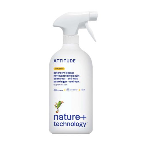 Čistič na koupelny ATTITUDE s vůní citronové kůry s rozprašovačem 800ml