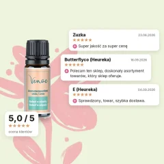 Aromaterapeutyczna mieszanka olejków eterycznych Ból i stany zapalne Venoc 10ml, ocena klientów