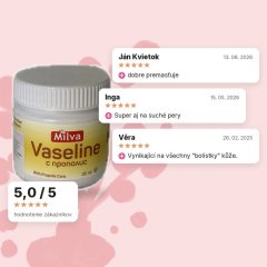 Vazelína s propolisom 35ml, hodnotenia zákazníkov