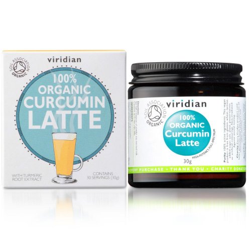 Kurkumínové Latte Organic Viridian 30g