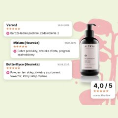 Mydło do twarzy Bio Damascena Alteya Organics 250 ml, ocena klientów