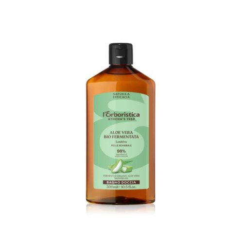 Sprchový gel s fermentovanou aloe vera pro citlivou pokožku Athena's Erboristica 300 ml