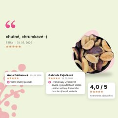 Slivky lyofilizované štvrťky Emerosa, hodnotenia zákazníkov Slivky lyofilizované štvrťky Emerosa, hodnotenia zákazníkov