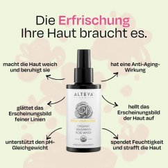 Rosenwasser Spray in Glas - Alteya Organics 100 ml