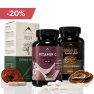 Vyhrotená imunita: Reishi 60pcs, Coriolus 90pcs, Vitamín C 60pcs Hrotlife