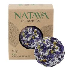 Öl-Badekugel Malve 50g NATAVA