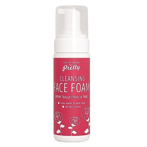 Čistící pěna na obličej pro všechny typy pleti Růže & Aloe Zoya Goes Pretty 150ml