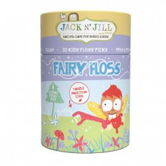 Zubná niť pre deti Fairy Floss Jack N' Jill 30ks