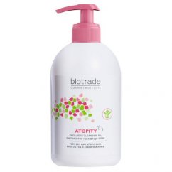 Zjemňující čisticí tělový olej pro pokožku s atopickou dermatitidou Atopity Biotrade 400ml