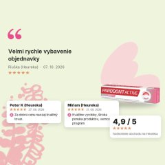 Zubná pasta White & Sensitive Parodont Active 75ml, hodnotenia zákazníkov