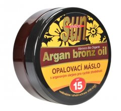 Masło do opalania z olejem arganowym szybki brąz SPF 15 VIVACO 200 ml
