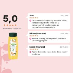 Kondicionér na poškodené vlasy Pšenica a kokosové mlieko Aroma 400 ml, hodnotenia zákazníkov