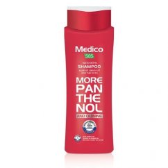 Regenerační šampon proti lupům a vypadávání vlasů s chininem a panthenolem Medico SOS 390ml