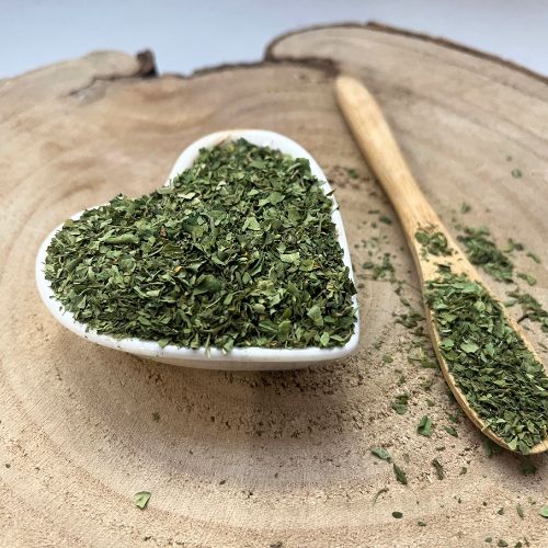 Moringa olejová - list narezaný - Moringa oleifera - Folium moringae Emerosa