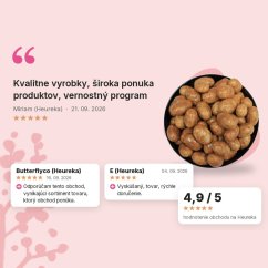 Mandle v čokoláde tiramisu Emerosa 500g, hodnotenia zákazníkov Mandle v čokoláde tiramisu Emerosa 500g, hodnotenia zákazníkov