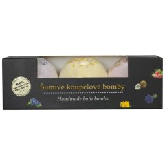 Badebomben Lavendel+Ringelblume+Rose Vivaco 3 Stk.