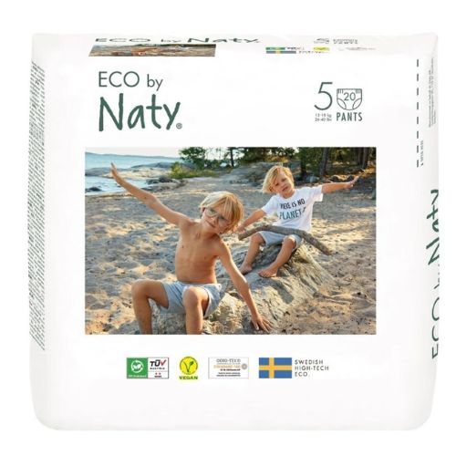 Spodnie pieluszkowe stretch ECO by Naty Junior 12 - 18 kg 20 szt