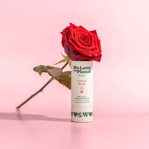 Natürliches festes Deodorant Sweet Rose We love the planet 40g
