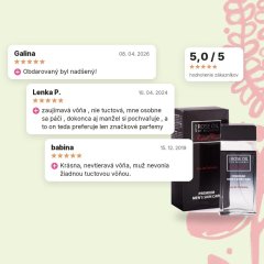 Pánsky parfum s ružovým olejom Regina Roses 60 ml, hodnotenia zákazníkov