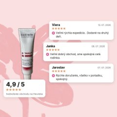 Hydratačný a vyživujúci krém na tvár so sklonom k nedokonalosti Acnaut Biotrade 5ml vzorka, hodnotenia zákazníkov