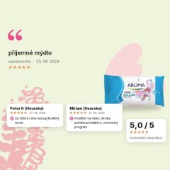 Mydlo na ruky Ružová orchidea Aroma 75g, hodnotenia zákazníkov