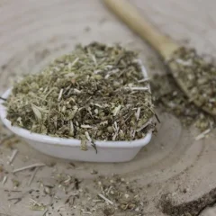 Echte Schafgarbe, Gemeine Schafgarbe - Geschnittene Blüte - Achillea millefolium - Flos millefolii Emerosa