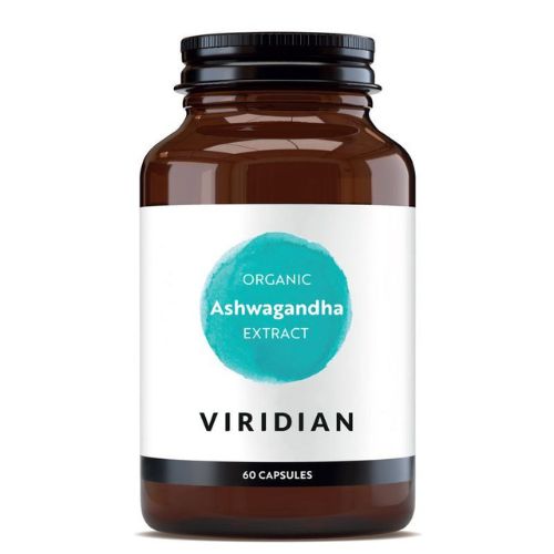 Ashwagandha - ekstrakt z żeń-szenia indyjskiego Viridian 60 kapsułek