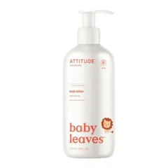 Baby leaves Detské telové mydlo a šampón (2v1) s vôňou Hruškovej šťavy Attitude 473ml