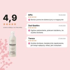 Szampon prostujący włosy Wanilia Noah 250ml, oceny klientów Szampon prostujący włosy Wanilia Noah 250ml, oceny klientów