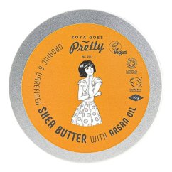 Masło shea tłoczone na zimno z olejem arganowym Zoya Goes Pretty 90 g