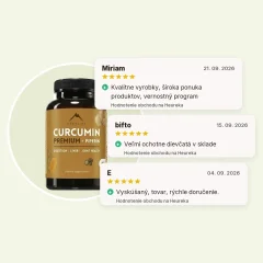 Kurkumín Premium s piperínom Hrotlife 90cps, hodnotenia obchodu Kurkumín Premium s piperínom Hrotlife 90cps, hodnotenia obchodu