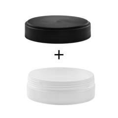Kunststoffdose für Creme/Butter, weiß, Emerosa 100 ml