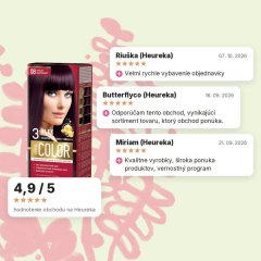 Farba na vlasy - fialový mahagón č.08 Aroma Color, hodnotenia zákazníkov