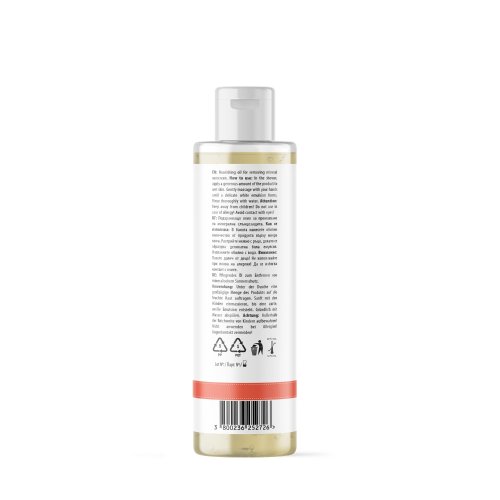 Organický sprchový olej na odstránenie SPF krému Mango Baby & Family Wooden Spoon 200ml
