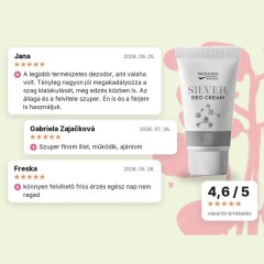 Organikus krémes dezodor mikroszálakkal Wooden Spoon 40ml, vásárlói értékelések