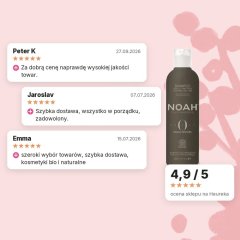 Szampon do częstego stosowania z marulą i granatem Noah 250ml, oceny klientów Szampon do częstego stosowania z marulą i granatem Noah 250ml, oceny klientów