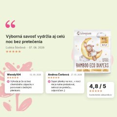 Woopies detské EKO plienky MINI (3-8kg) Wooden Spoon 36ks, hodnotenia zákazníkov Woopies detské EKO plienky MINI (3-8kg) Wooden Spoon 36ks, hodnotenia zákazníkov