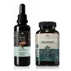 Pokoj a rovnováha - Reishi tinktúra 50ml a Ashwagandha 90pcs Hrotlife