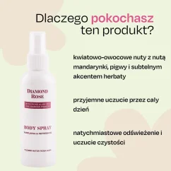 Perfumowany spray do ciała Diamond Rose Biofresh 150 ml