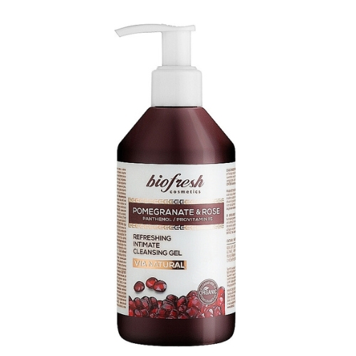 Odświeżający żel do higieny intymnej z pantenolem i B5 Pomegranate & Rose 250ml