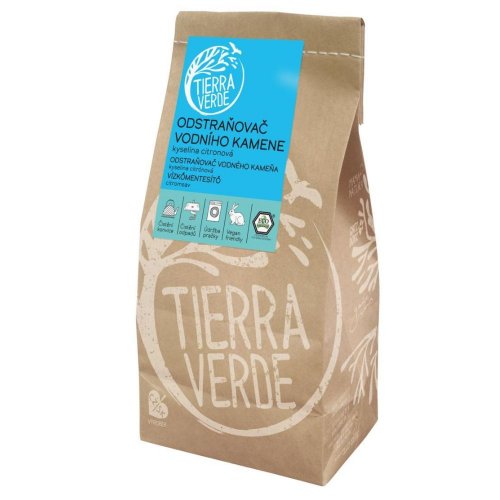 Odstraňovač vodního kamene – kyselina citrónová (papírový sáček) Tierra Verde 1kg