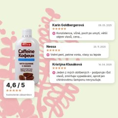 Šampón chinín a kofeín 200ml, hodnotenia zákazníkov