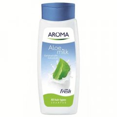 Šampón pre všetky typy vlasov Aloe mlieko Aroma 400 ml