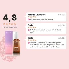 Sanft harmonisierende Gesichtsreinigungsmilch Luminous Rose Alteya Organics 120ml, Kundenbewertung