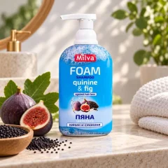 Milva Quinine and Fig Foam Shampoo 300ml