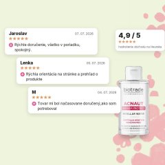Micelárna voda pre mastnú a problematickú pleť Acnaut Barrier Protect Biotrade 100ml, hodnotenia zákazníkov