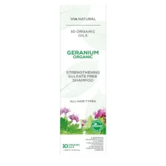 Šampón s BIO Geranium posilňujúci Via natural 250ml