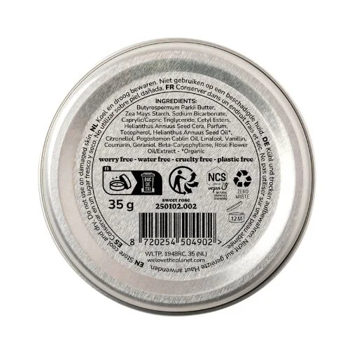 Naturalny kremowy dezodorant Sweet Rose We love the planet 35g
