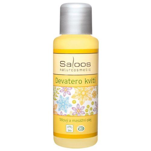 Tělový masážní olej Devět květin SALOOS Naturcosmetics 50ml