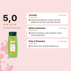 Kondicionér na suché vlasy Nechtík Aroma 400 ml, hodnotenia zákazníkov
